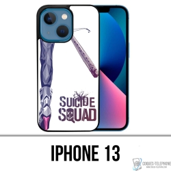 Coque iPhone 13 - Suicide Squad Jambe Harley Quinn