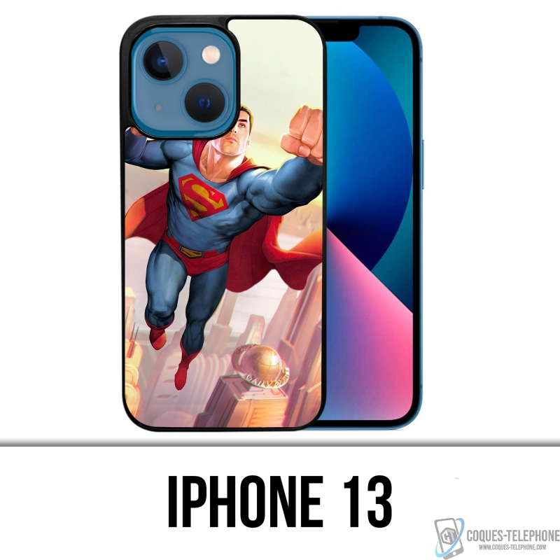 Coque iPhone 13 - Superman Man Of Tomorrow