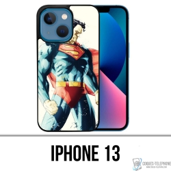 Coque iPhone 13 - Superman Paintart