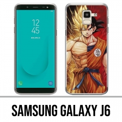 Samsung Galaxy J6 Hülle - Dragon Ball Goku Super Saiyan