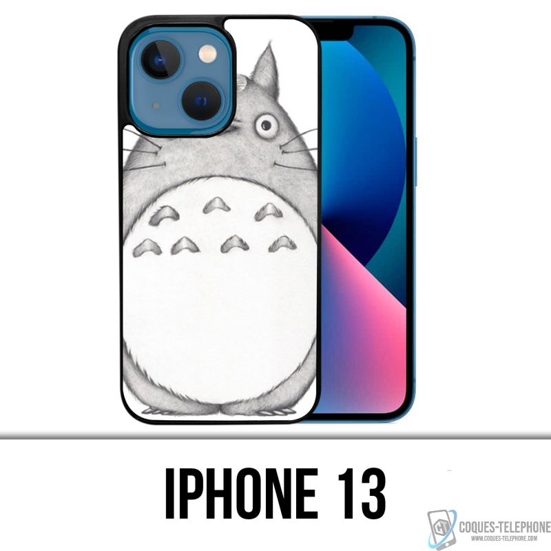 Coque iPhone 13 - Totoro Dessin