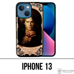 Coque iPhone 13 - Vampire Diaries Damon