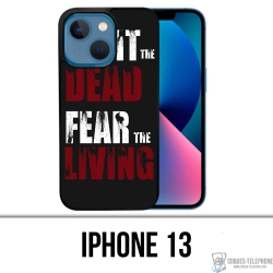 Coque iPhone 13 - Walking Dead Fight The Dead Fear The Living