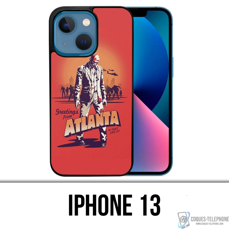 Coque iPhone 13 - Walking Dead Greetings From Atlanta