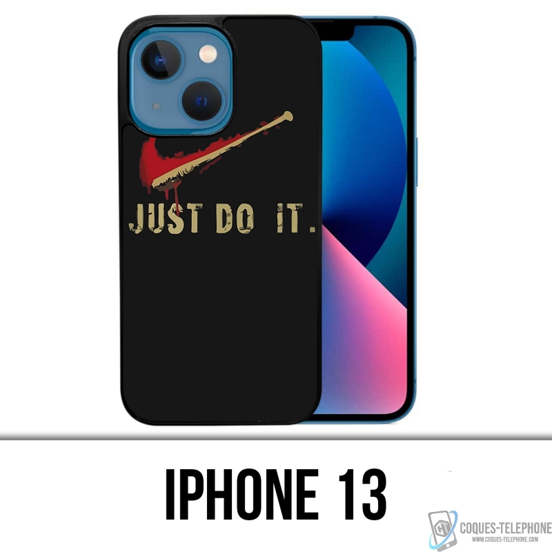 Coque iPhone 13 - Walking Dead Negan Just Do It