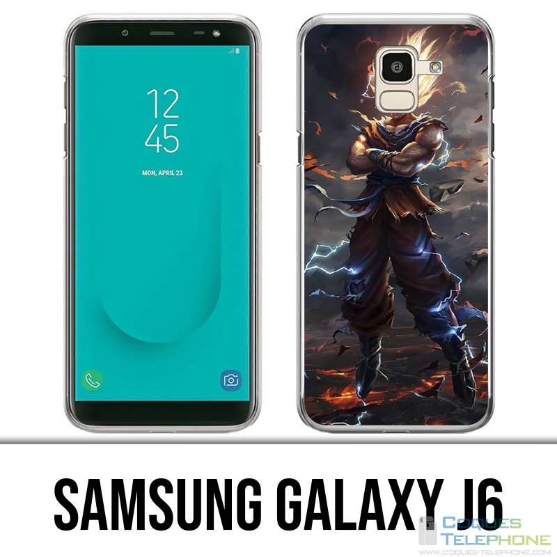 Carcasa Samsung Galaxy J6 - Dragon Ball Super Saiyan