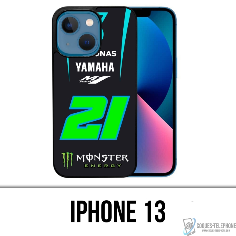 Coque iPhone 13 - Morbidelli 21 Motogp Petronas M1