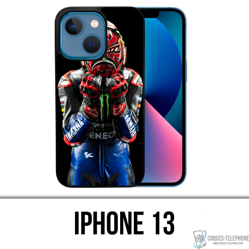 Coque iPhone 13 - Quartararo Motogp Yamaha M1 Concentration