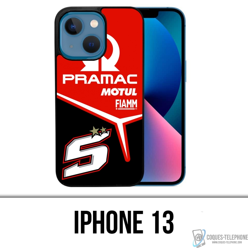 Coque iPhone 13 - Zarco Motogp Ducati Pramac Desmo