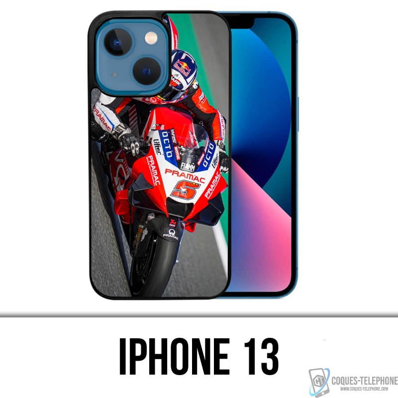 Coque iPhone 13 - Zarco Motogp Ducati Pramac Pilote