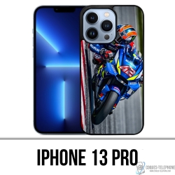 Coque iPhone 13 Pro - Alex Rins Suzuki Motogp Pilote