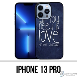 Funda para iPhone 13 Pro - Todo lo que necesitas es chocolate