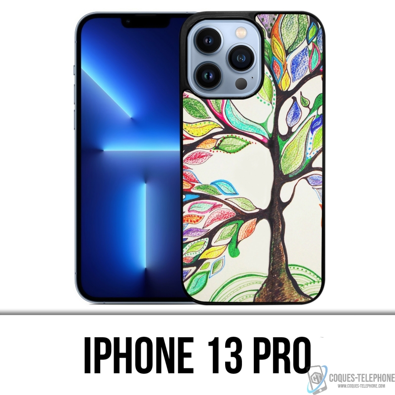 Funda para iPhone 13 Pro - Árbol multicolor