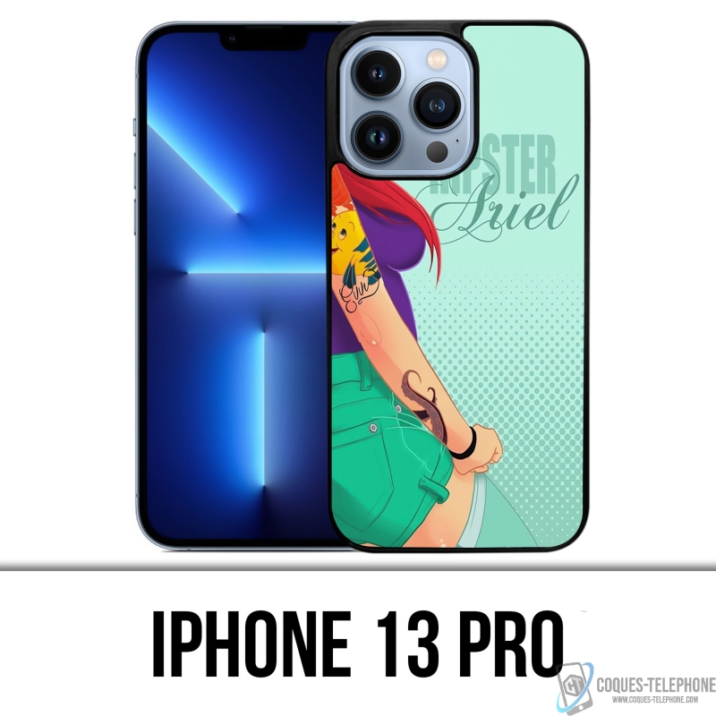 Coque iPhone 13 Pro - Ariel Sirène Hipster