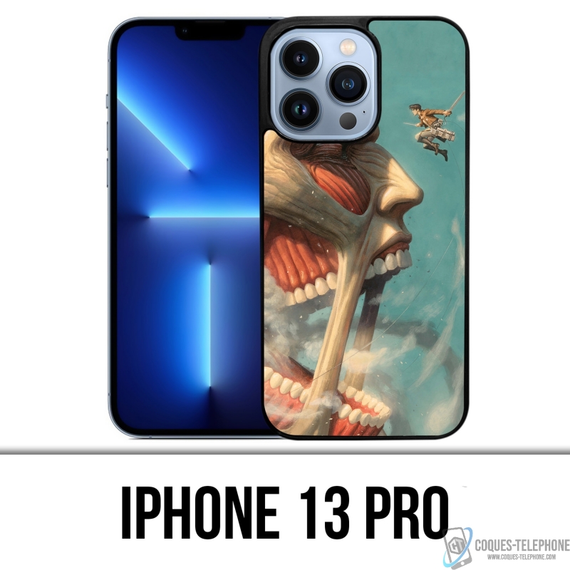 Custodia per iPhone 13 Pro - Attack On Titan Art