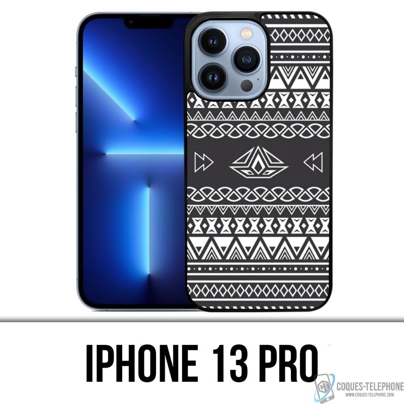 Coque iPhone 13 Pro - Azteque Gris