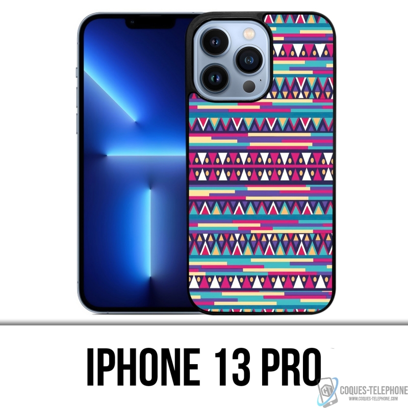 Custodia per iPhone 13 Pro - Rosa Aztec