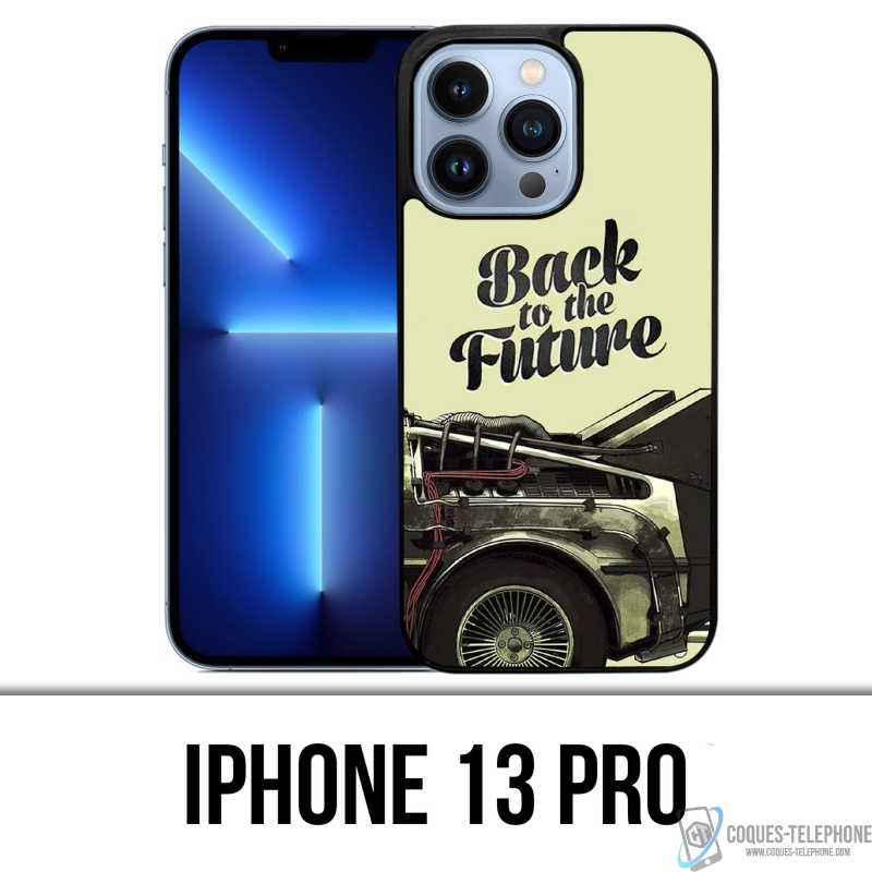 Coque iPhone 13 Pro - Back To The Future Delorean