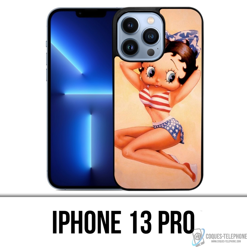 Coque iPhone 13 Pro - Betty Boop Vintage