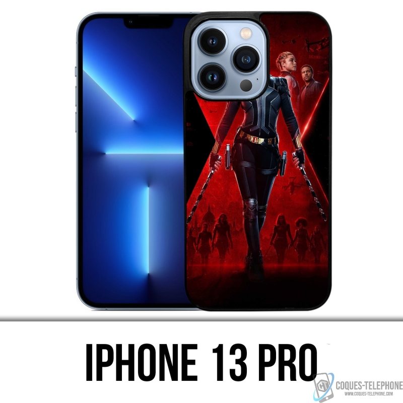 Coque iPhone 13 Pro - Black Widow Poster