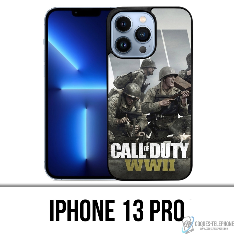 Funda para iPhone 13 Pro - Personajes de Call Of Duty Ww2