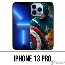 Coque iPhone 13 Pro - Captain America Comics Avengers