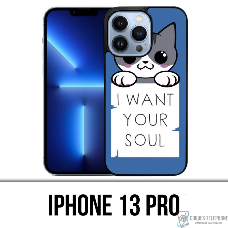 IPhone 13 Pro Case - Cat I Want Your Soul