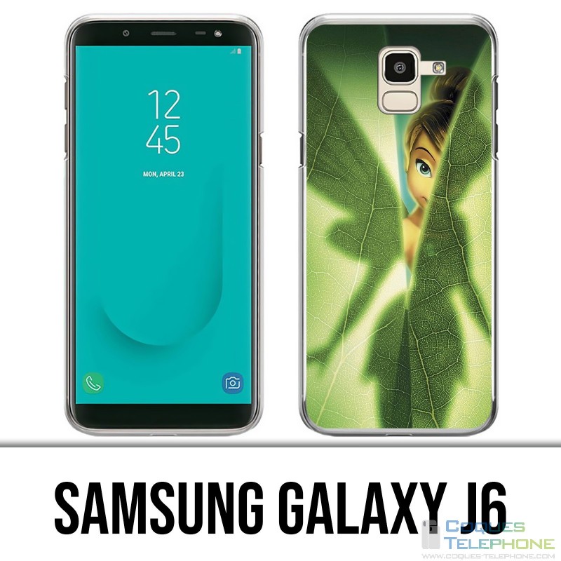 Coque Samsung Galaxy J6 - Fée Clochette Feuille