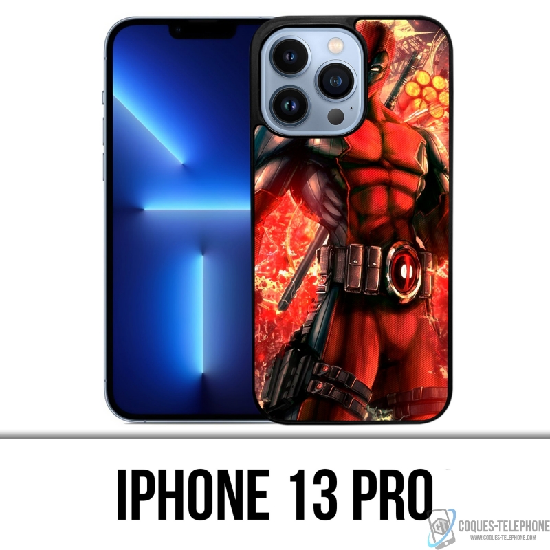 Funda para iPhone 13 Pro - Cómic de Deadpool