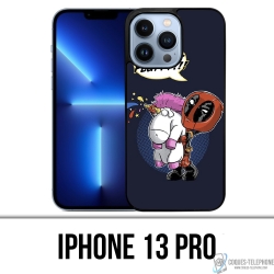 Funda para iPhone 13 Pro - Unicornio esponjoso de Deadpool