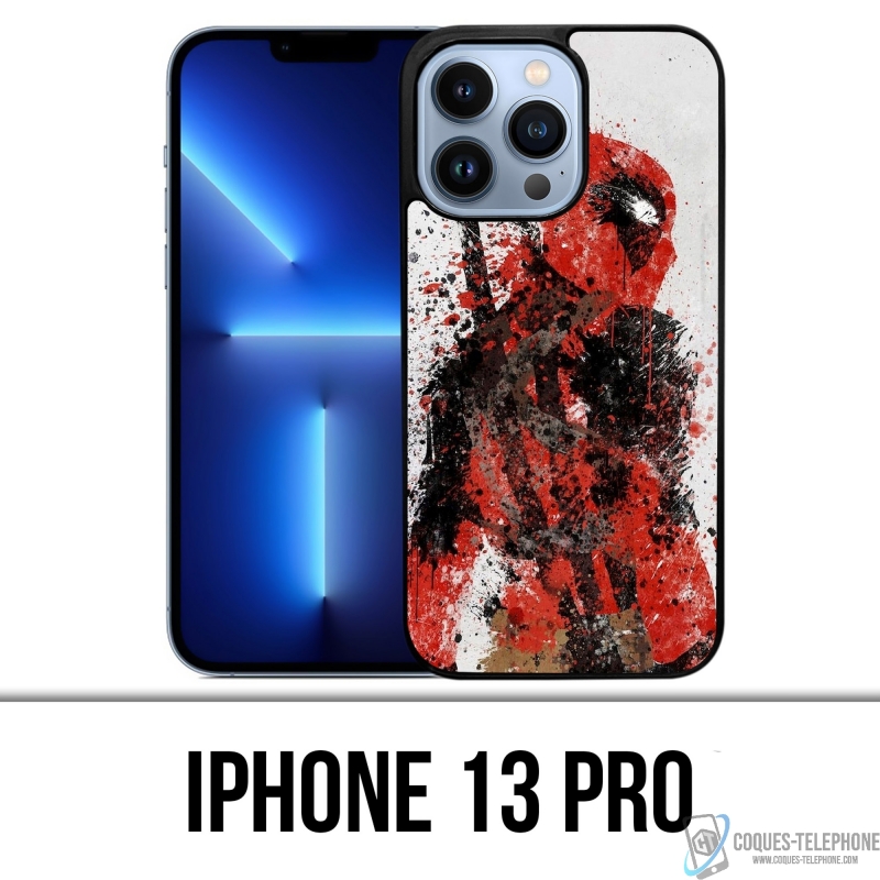 Custodia per iPhone 13 Pro - Deadpool Paintart