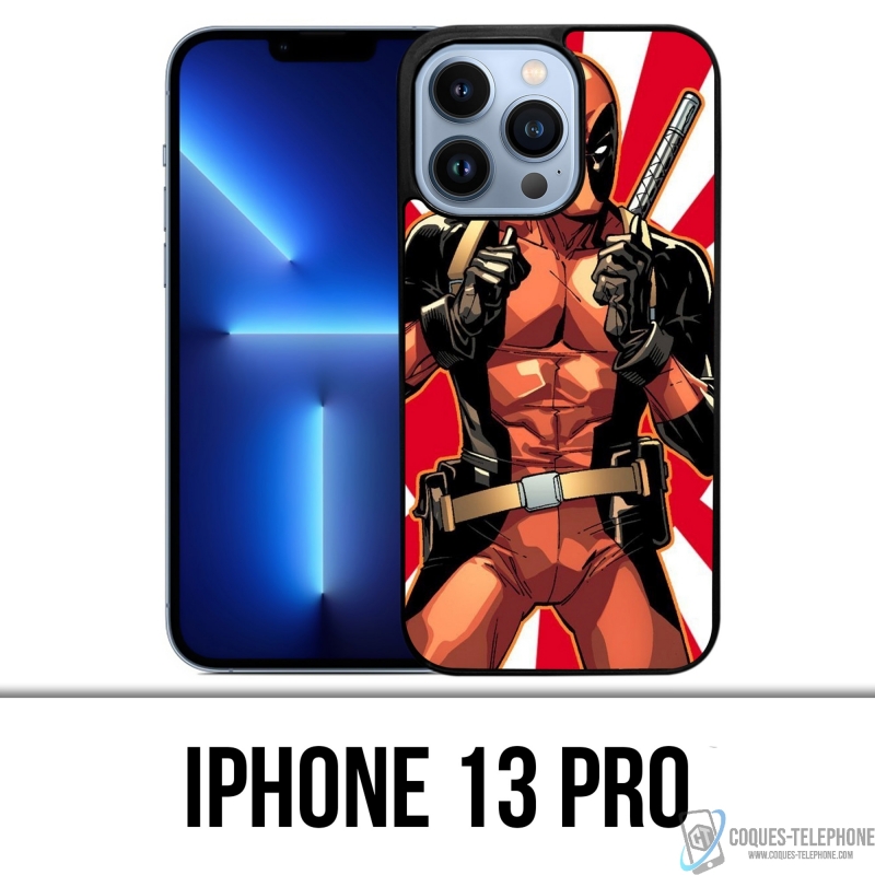 Coque iPhone 13 Pro - Deadpool Redsun