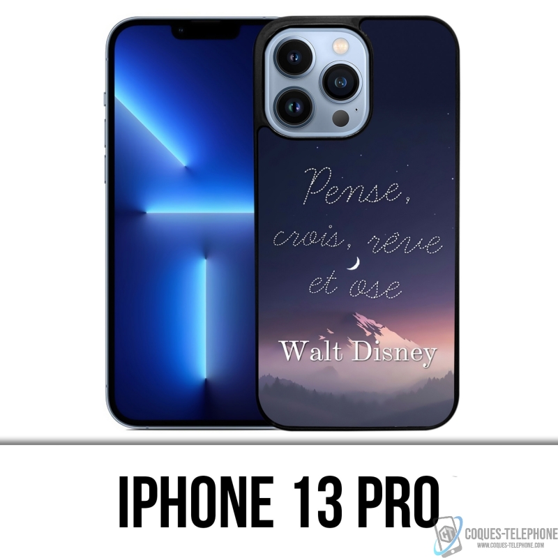 IPhone 13 Pro Case - Disney-Zitat Think Believe