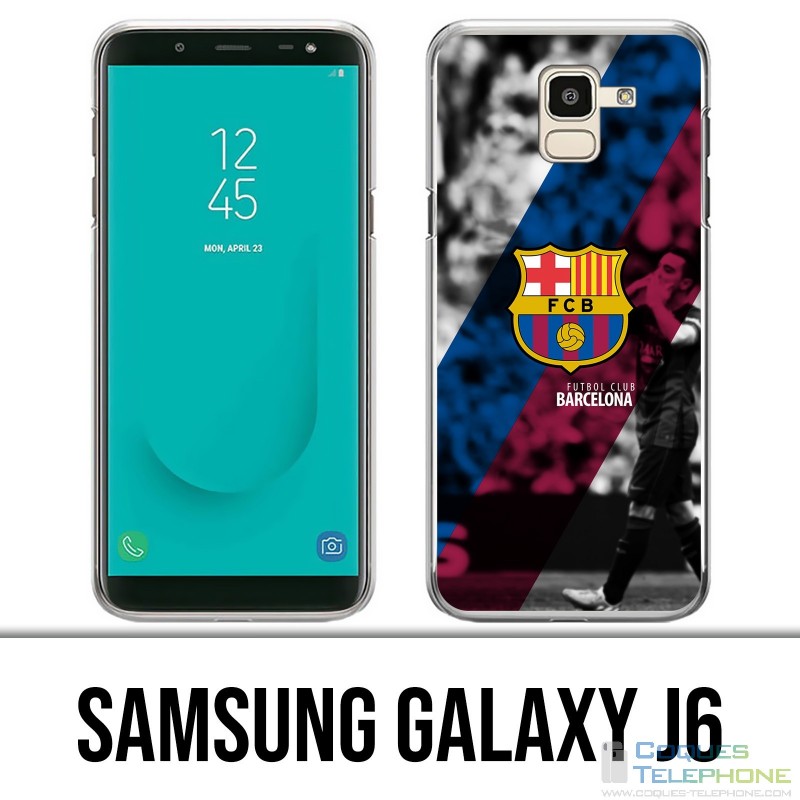 Samsung Galaxy J6 Hülle - FCB Barca Fußball