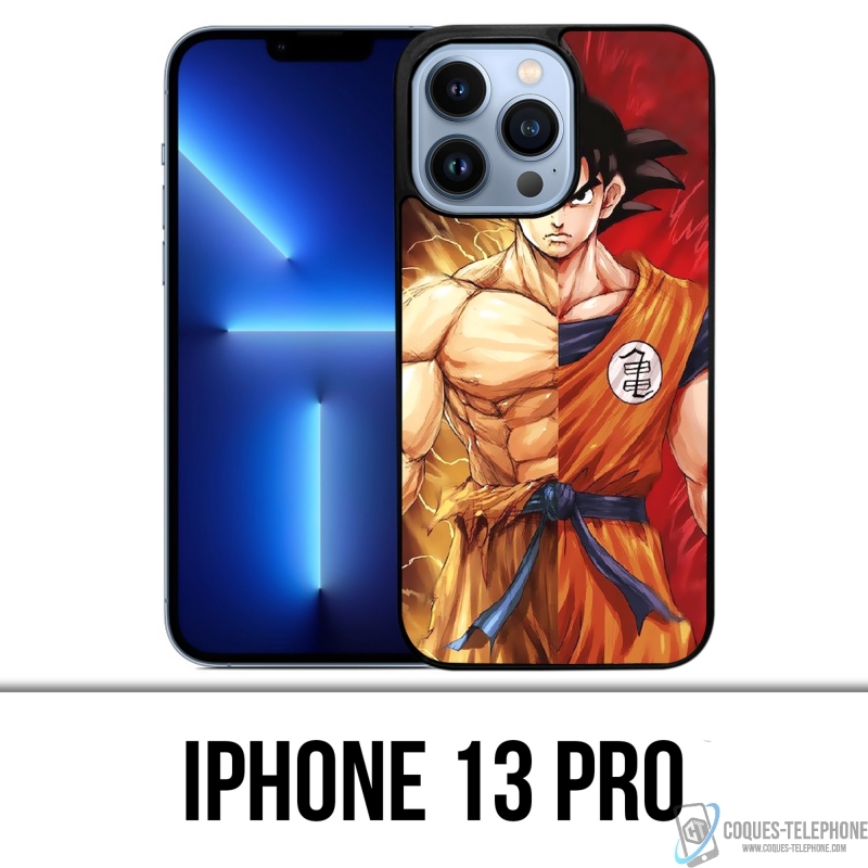 Coque iPhone 13 Pro - Dragon Ball Goku Super Saiyan