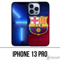 Coque iPhone 13 Pro - Football Fc Barcelone Logo