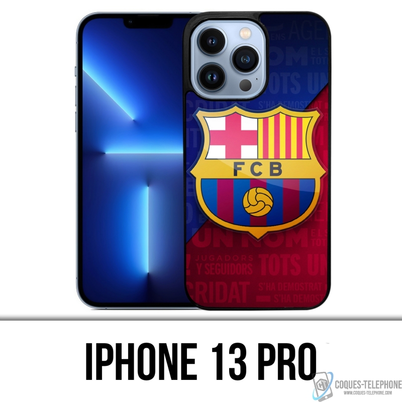 Coque iPhone 13 Pro - Football Fc Barcelone Logo