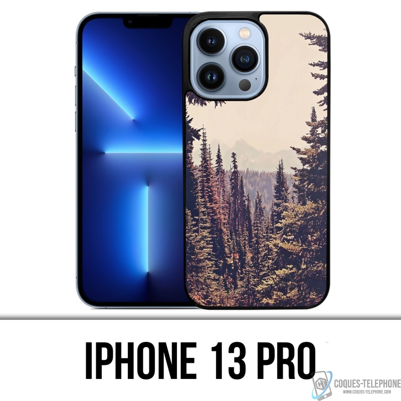 Funda para iPhone 13 Pro - Bosque de abetos