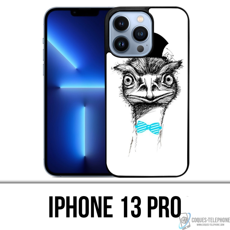 Cover iPhone 13 Pro - Struzzo divertente