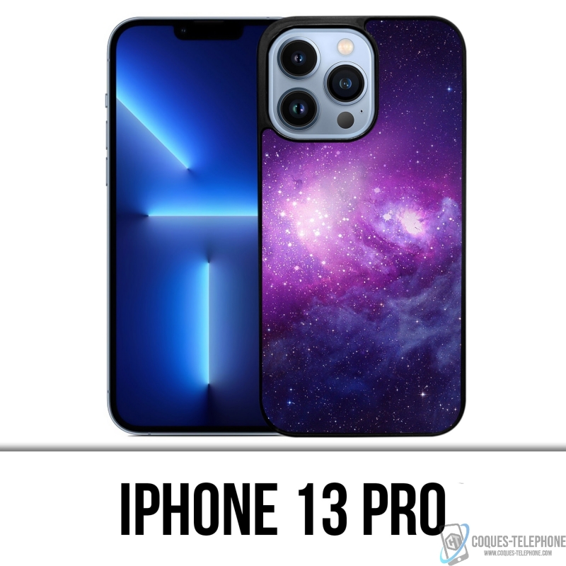 Custodia per iPhone 13 Pro - Galaxy viola