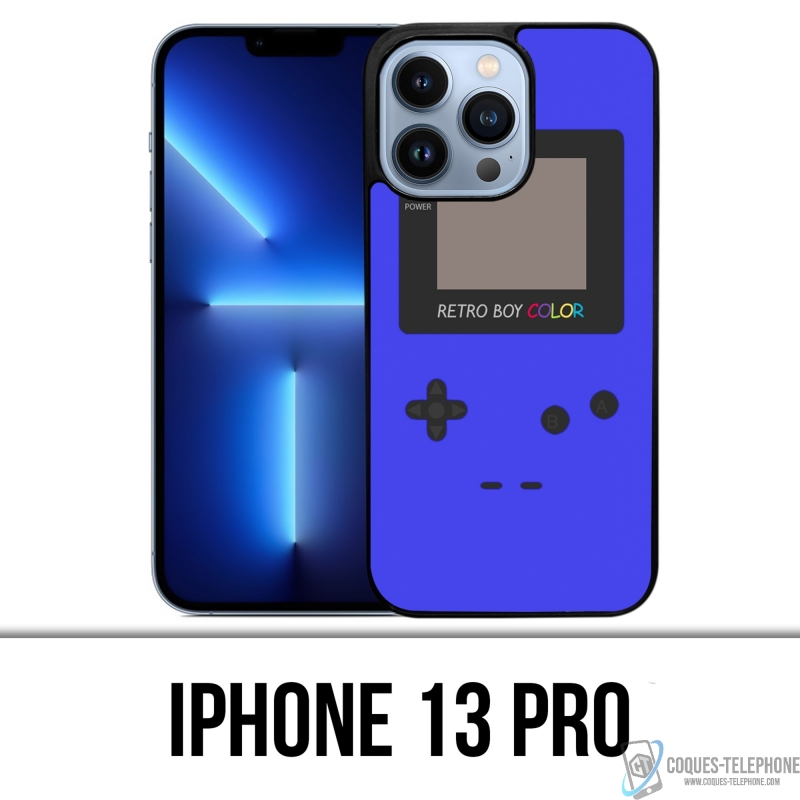 Funda para iPhone 13 Pro - Game Boy Color Azul