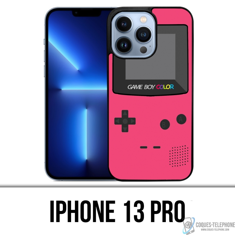 Coque iPhone 13 Pro - Game Boy Color Rose