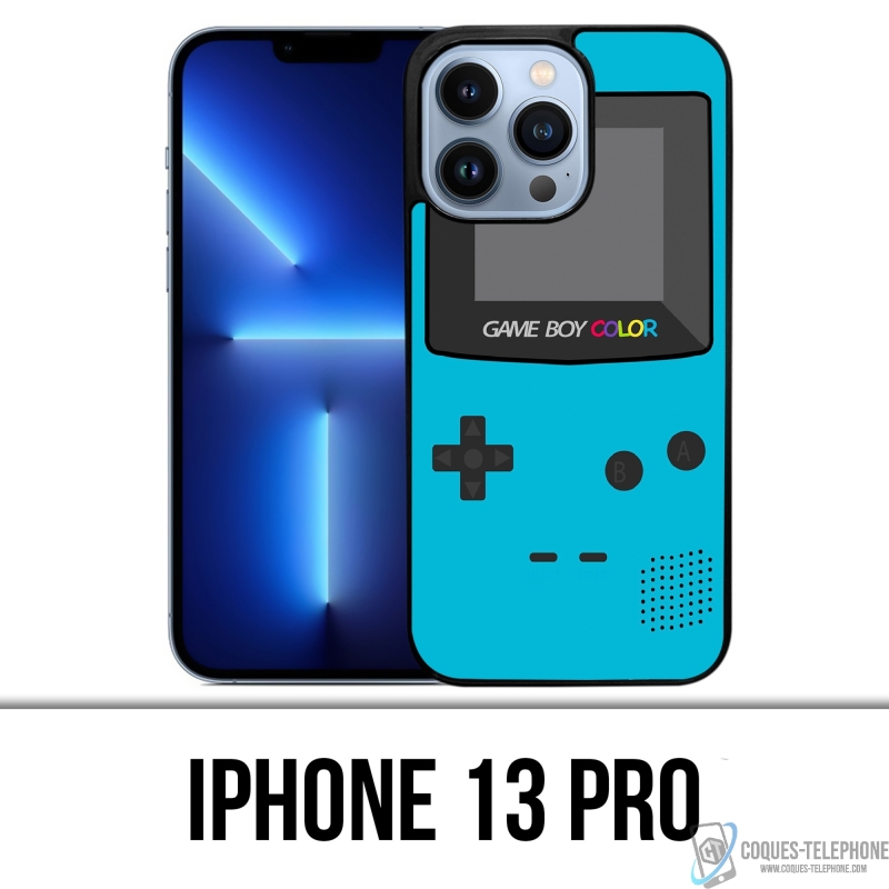 Custodia IPhone 13 Pro - Game Boy Color Turchese