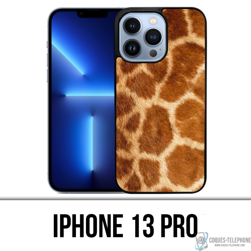 Coque iPhone 13 Pro - Girafe Fourrure