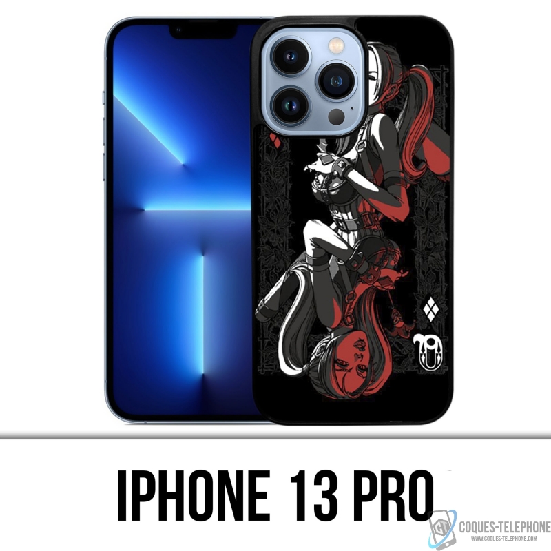 Coque iPhone 13 Pro - Harley Queen Carte