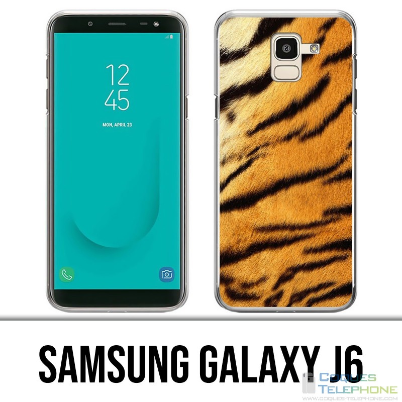 Coque Samsung Galaxy J6 - Fourrure Tigre