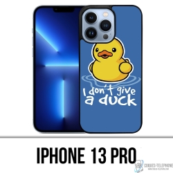 Coque iPhone 13 Pro - I Dont Give A Duck