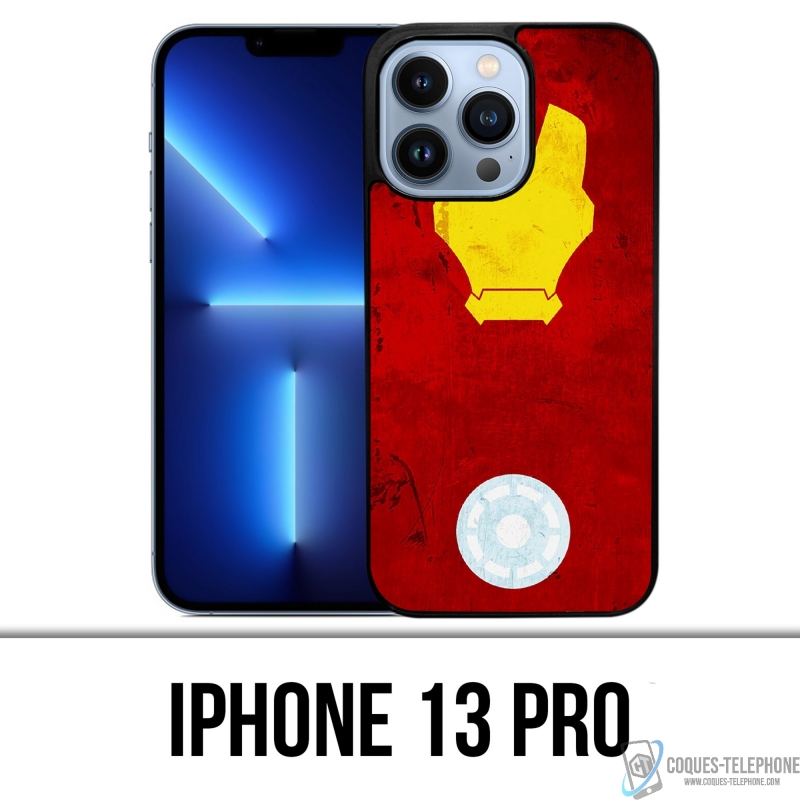 Funda para iPhone 13 Pro - Diseño artístico de Iron Man