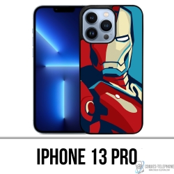 Coque iPhone 13 Pro - Iron Man Design Affiche