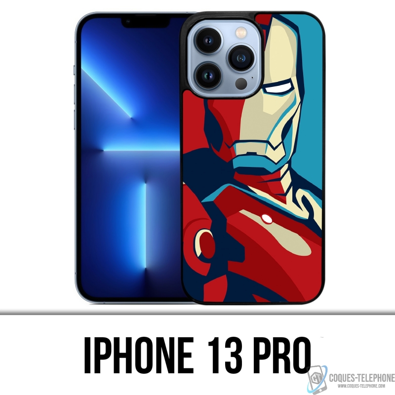 Custodia per iPhone 13 Pro - Poster di design Iron Man